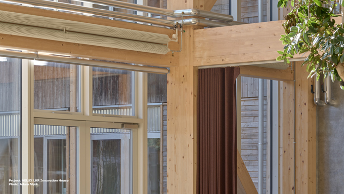 Internal facade of LKR Innovation House