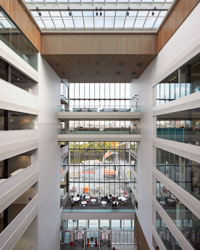 Atrium of Glasgow College