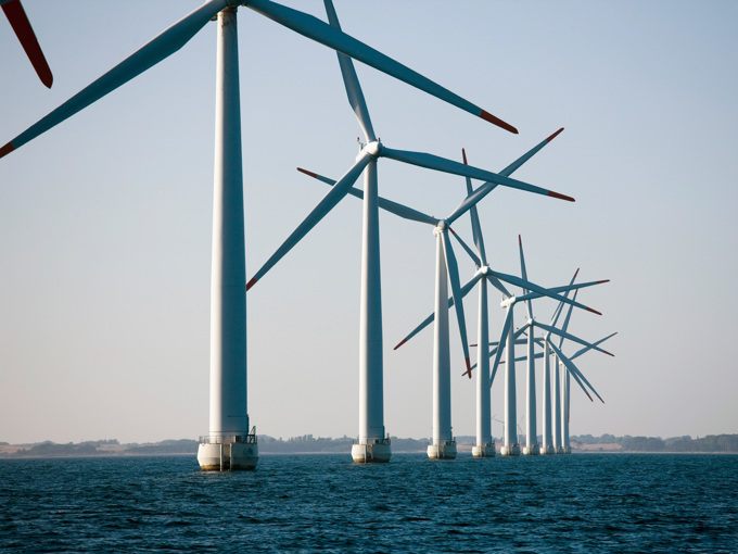 Windmills At Sea