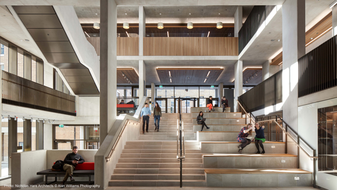 UCL Student Centre Interior Atrium