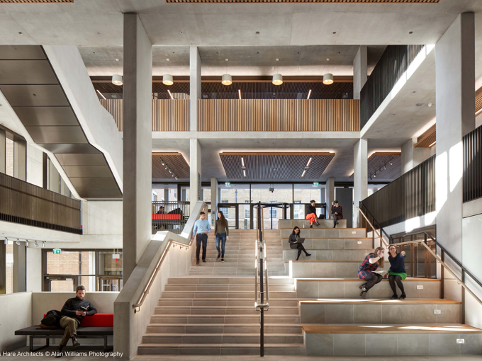 UCL Student Centre Interior Atrium