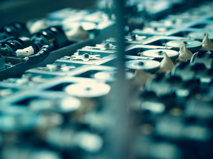 Actuators close up